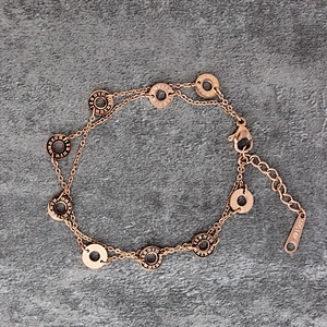 Miss Jewelry Cheap Fashion Jewelry Double Chain 18k Yellow Rose Gold Bracelet Design for Ladies