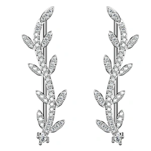 Miss Jewelry Cheap New Design Fashion Jewelry CZ Paved 925 Silver Earrings