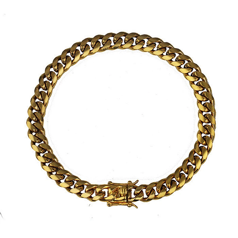 Missjewelry Hip Hop Stainless Steel Gold Plated Jewelry Italy Bracelet Wholesale