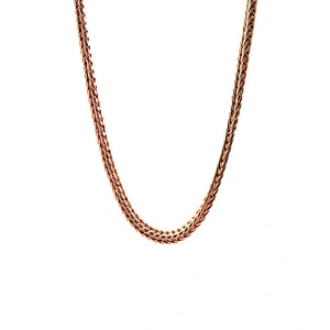 Gold Plated Franco Chain Necklace Long