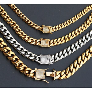 Dubai New Simple Gold Chain Designs for Mens