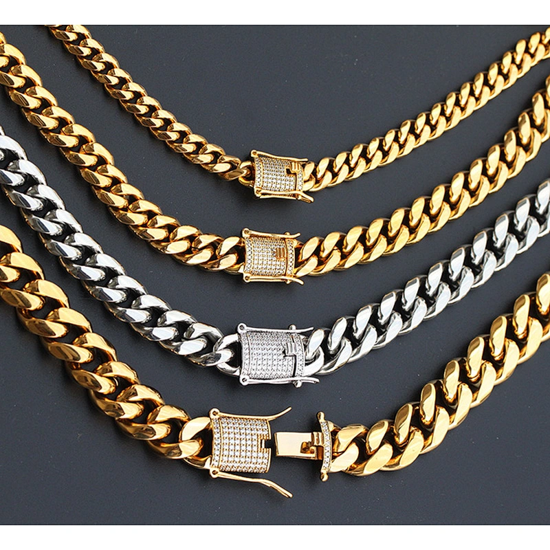 Dubai New Simple Gold Chain Designs for Mens