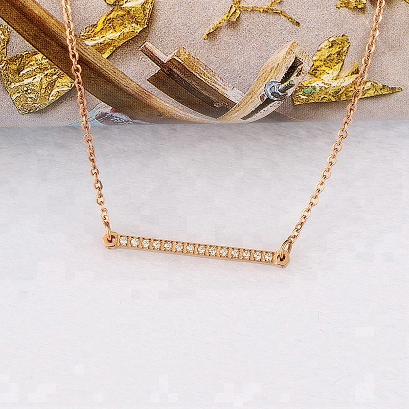 Miss Jewelry Cheap New Design Personalized 14k Name Plated Girl Necklace Jewelry