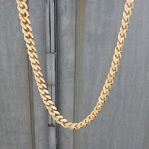 Hip Hop Jewelry 12mm Double CZ Cuban Mens Chain 2 Row