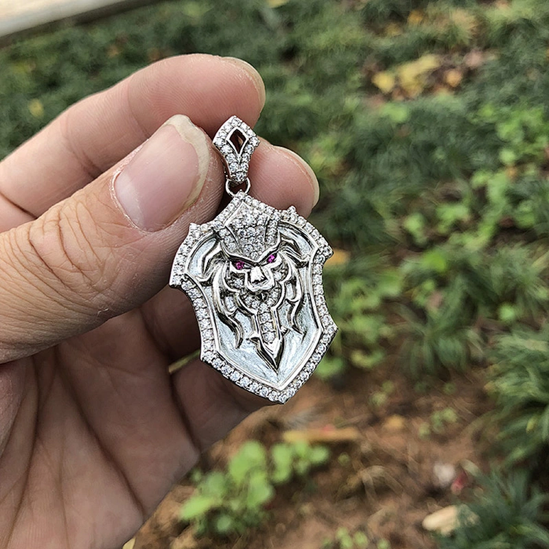 Wholesale AAA Hiphip CZ Urban Jewelry Personalized Lion Pendants