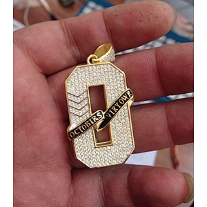 Miss Jewelry Zircon Gold Custom Sterling Silver Cage Dog Tag Pendants for Men MJHP028