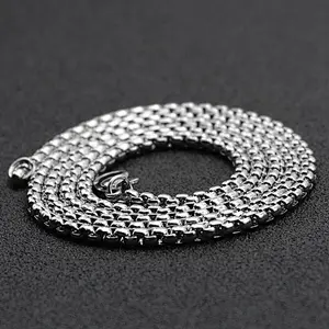 Miss Jewelry Factory Price Chains Necklace Sterling Silver Polishing Box Link Chains