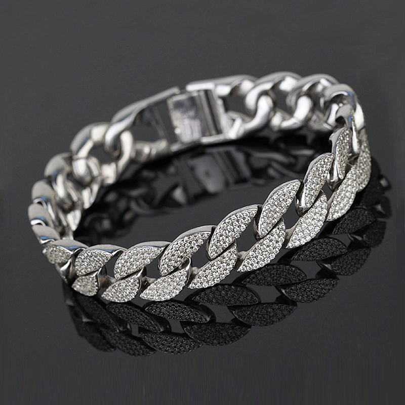 14k white gold cubic zirconia bracelets jewelry
