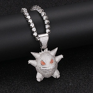 Missjewelry High Quality Custom Urban Jewelry Bling Bling Hip Hop Monster Pendant Men