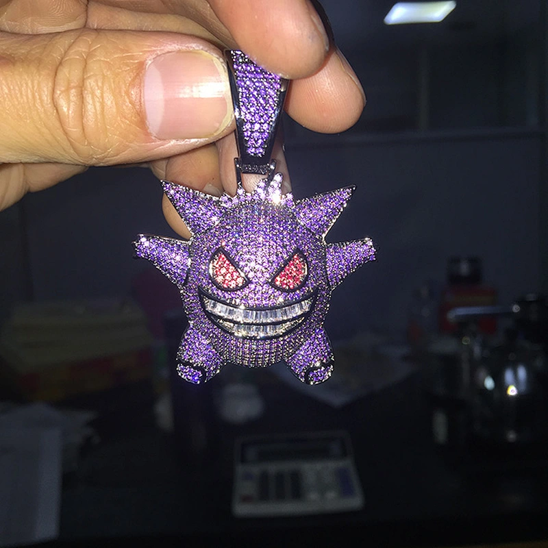 Missjewelry High Quality Custom Urban Jewelry Bling Bling Hip Hop Monster Pendant Men