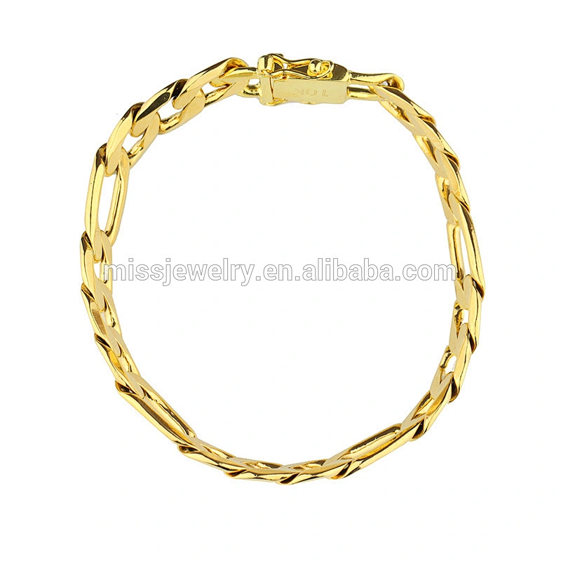 Stainless Steel Italian Men Bracelet Hip Hop