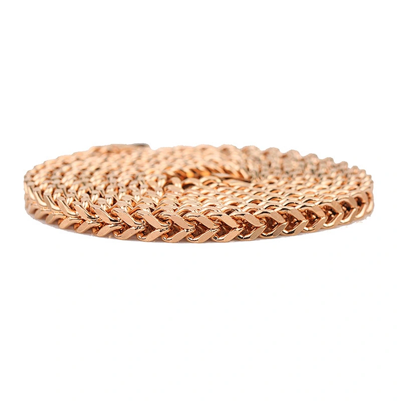 Trendy Small Men Chain Gold Plated