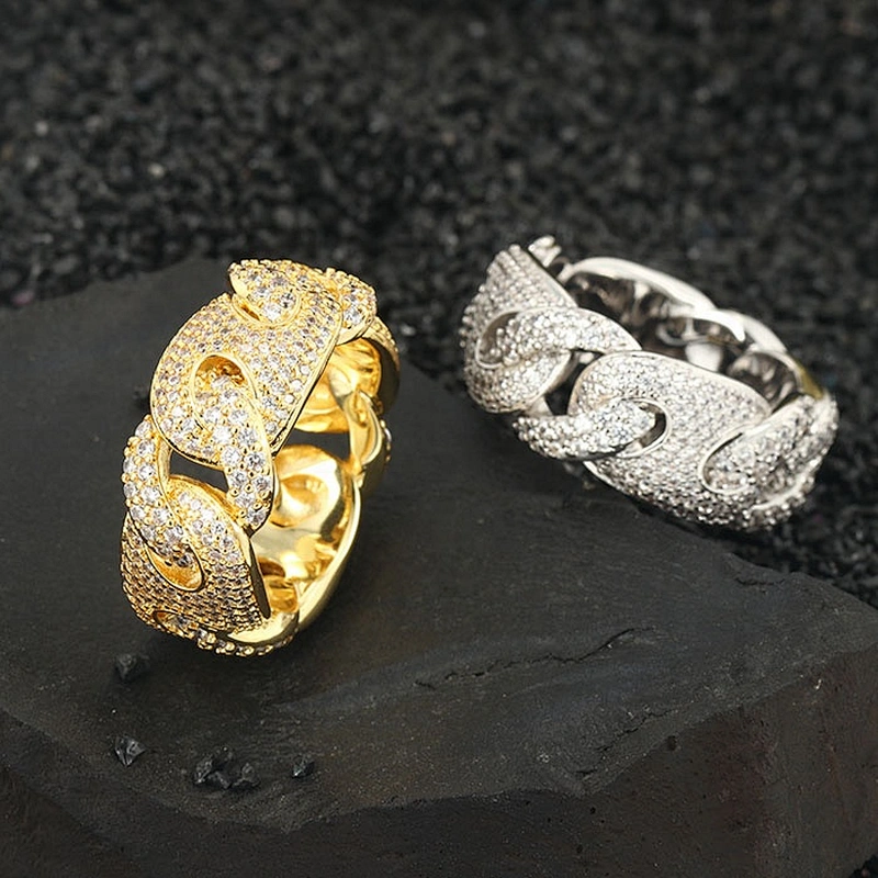 Missjewelry Hip Hop Italian Mens Gold Rings Designs, Dubai Gold Thumb Mens Rings Jewelry