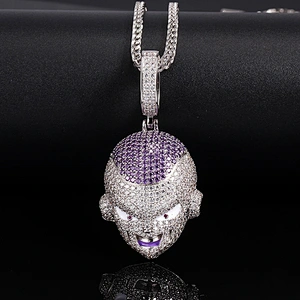 Ice Jewelry Gold Models CZ Iced Out 18k Gold  Pendant