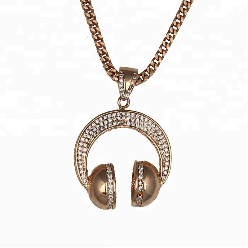 Miss Jewelry Hip Hop Jewelry Men Microphone Iced Out Custom Pendant
