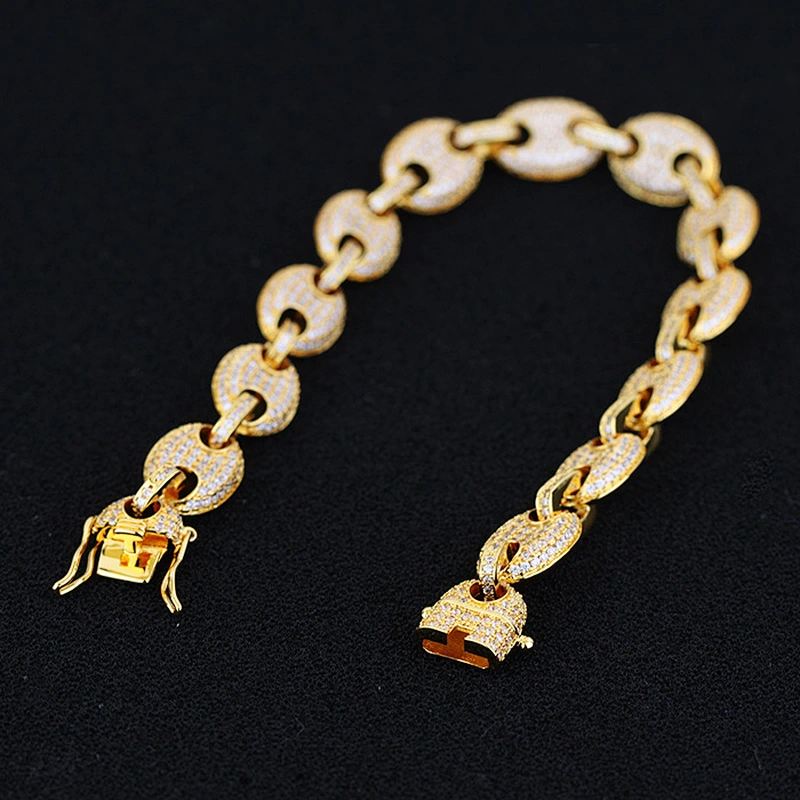 Miss Jewelry Wholesale Dubai Gold Jewelry Bracelet Men Stainless Steel Jewelry Link Bracelet