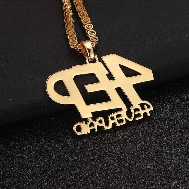 Rap Urban Jewelry Fashion Custom Iced Out Hip Hop Letter Pendants Wholesale