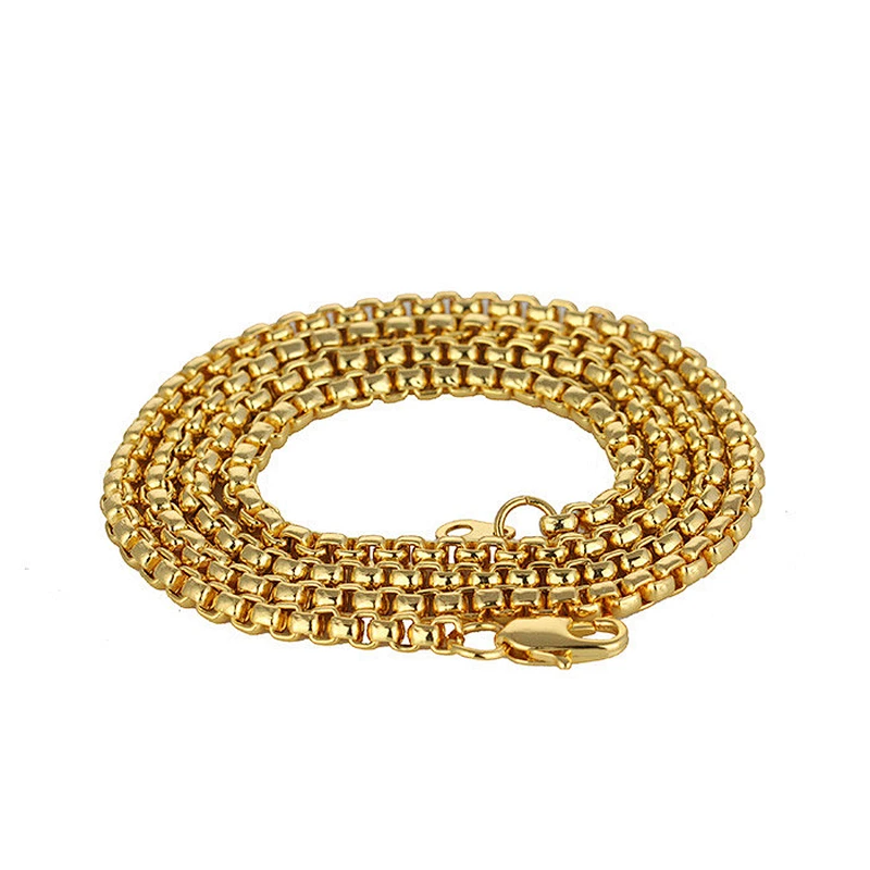 Miss Jewelry Factory Price Chains Necklace Sterling Silver Polishing Box Link Chains