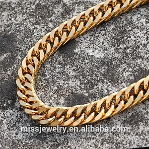 Missjewelry Hip Hop 14k 24k 18k White Gold Chains for Men