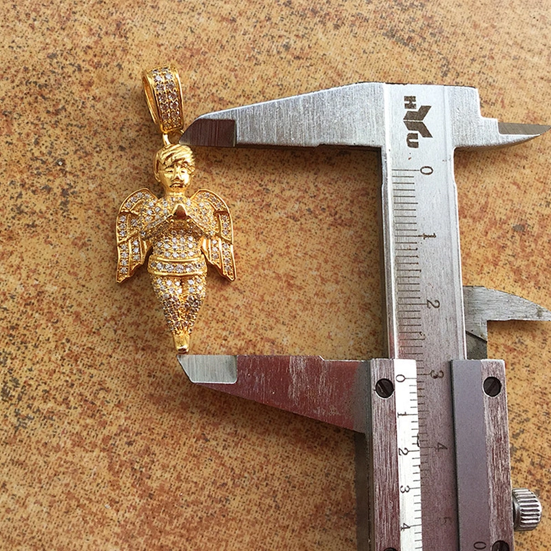 Customized Gold Plated Jewelry Hip Hop Bling Pendant