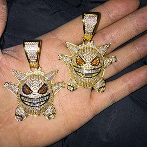 Missjewelry High Quality Custom Urban Jewelry Bling Bling Hip Hop Monster Pendant Men