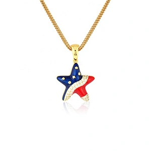 Miss Jewelry High Quality Cheap Latest Design Fashion Star Iced Out Hip Hop Pendant