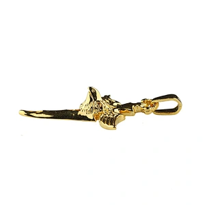 Unique broad Sword Pendant Wholesale Silver Necklace Eagle Wing Pendant