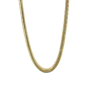 Miss Jewelry 925 Silver Snake Chain, Gold Neck Chain Designs 18k Gold Plated Jewelry