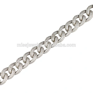 Missjewelry hip hop fashion 925 silver bracelet jewelry wholesale