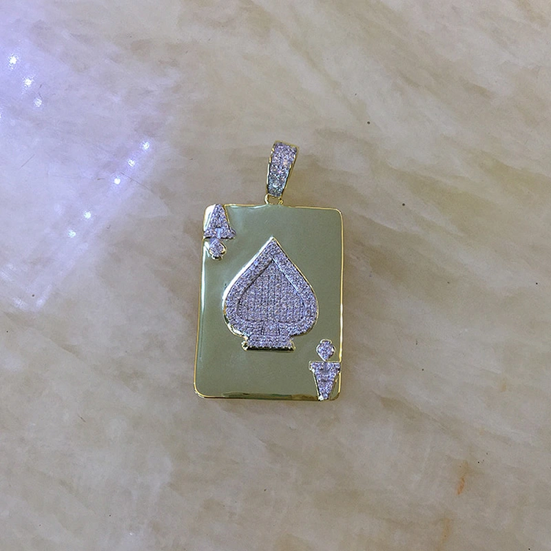 Miss Jewelry cz pave poker gold plated jewelry wholesale china, 14 karat gold jewelry wholesale