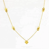 Miss Jewelry Cheap Diamond Open Fashion Choker Necklace Chain Gold