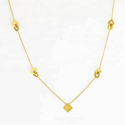 Miss Jewelry Cheap Diamond Open Fashion Choker Necklace Chain Gold