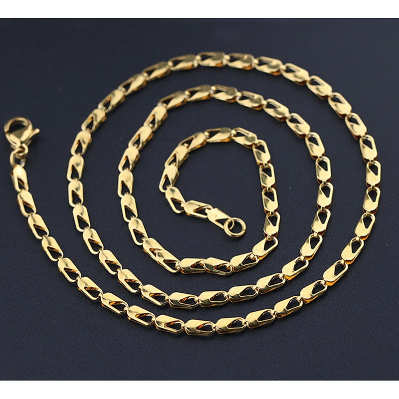 18k Gold Plated Jewelry Necklace Chain