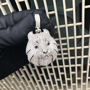 Missjewelry Hip Hop Men Urban Jewelry Iced Out Diamond Gold Pendant