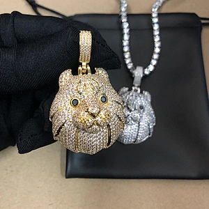 Missjewelry Hip Hop Men Urban Jewelry Iced Out Diamond Gold Pendant
