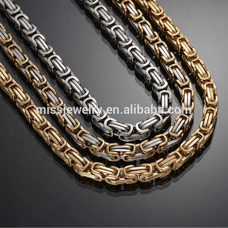 Wholesale Dubai Gold Heavy Necklace Designs Men