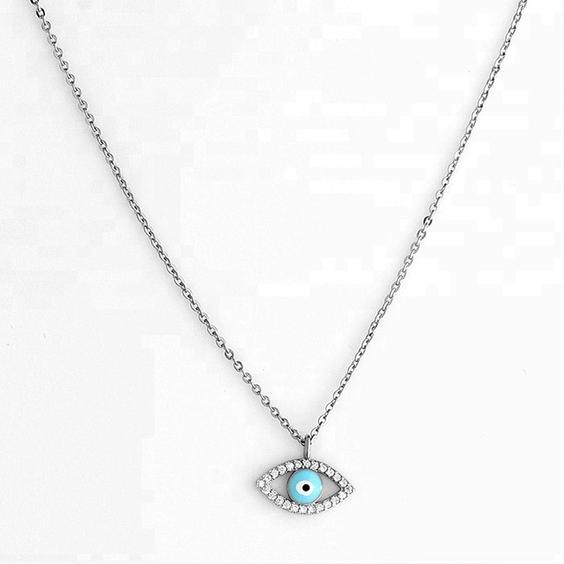 Miss Jewelry Hot Sale Cheap Jewelry Silver Devil Eye Pendant for Girls