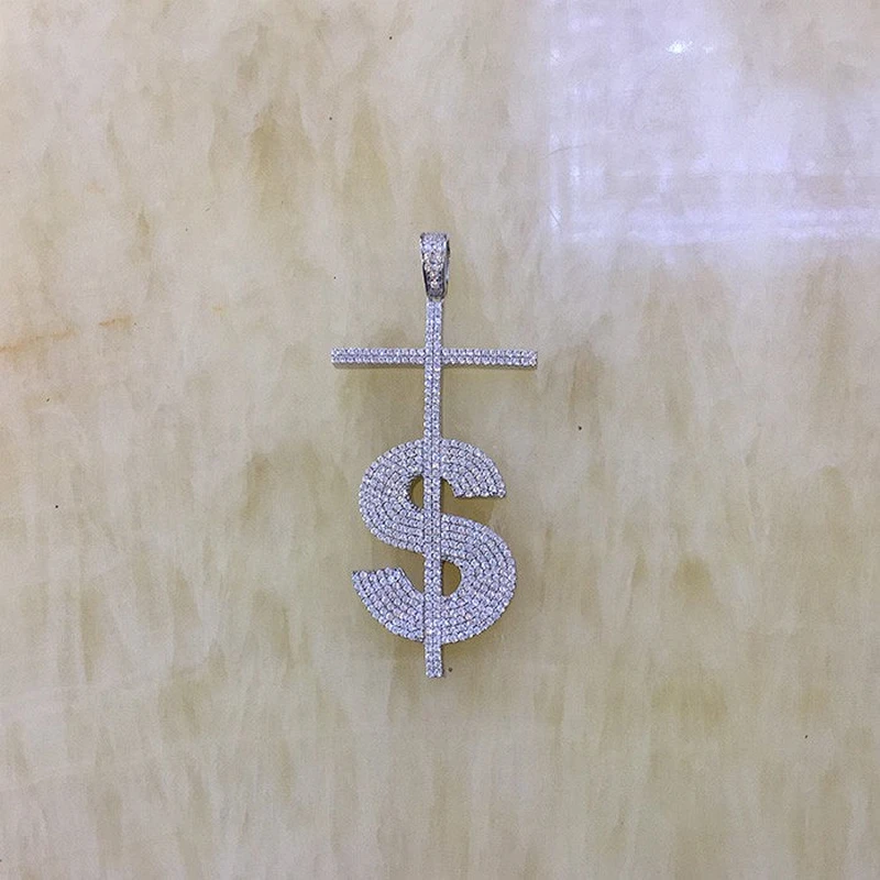 Miss Jewelry Hip hop jewelry fashion letter s alphabet sterling silver pendant design