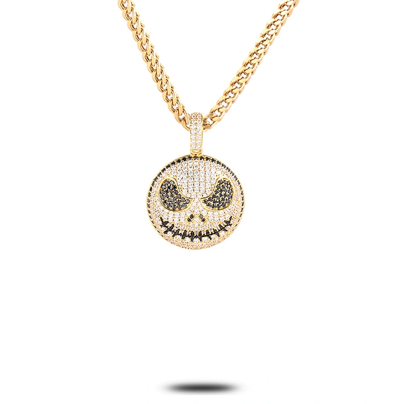 Missjewelry urban jewelry custom stainless steel pendant necklace, custom Halloween pendant necklace