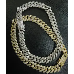 Miss Jewelry Heavy Bling Bling Mens Diamond CZ Hip Hop Chain