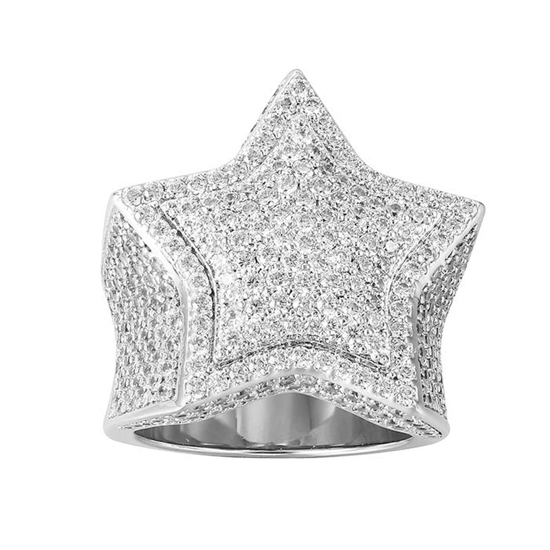 Missjewelry Diamond Urban Jewelry Hip Hop Gold Ring for Men