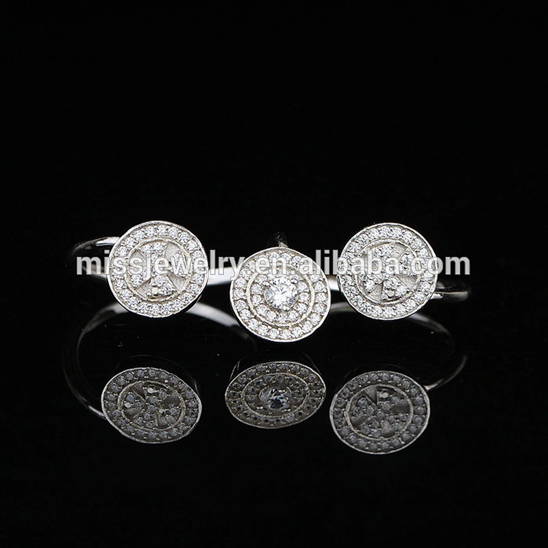 Silver Gents CZ Ring Diamond Women