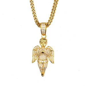Customized Gold Plated Jewelry Hip Hop Bling Pendant