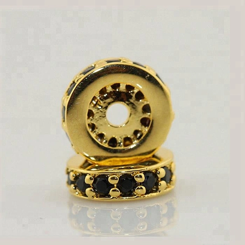 Missjewelry Engrave Logo 14k Gold Beads for Jewelry Making