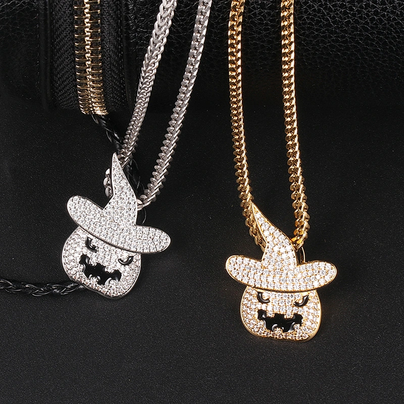 Fashion hip hop gold necklace pendant men, 14k gold necklace wholesale