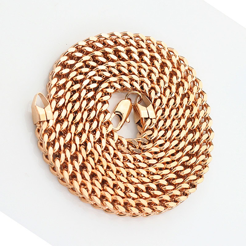 Trendy Small Men Chain Gold Plated