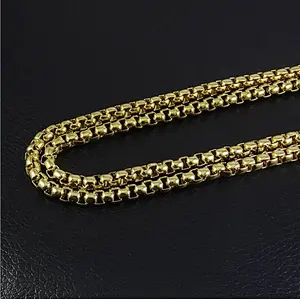 Miss Jewelry Factory Price Chains Necklace Sterling Silver Polishing Box Link Chains