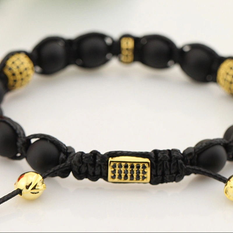 Fashion cheap beaded bracelet, lava bead bracelet