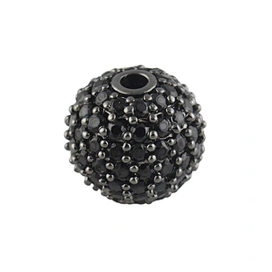 Missjewelry ball bead CZ micro pave beads designs