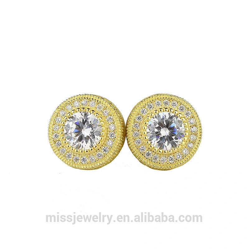 Wholesale High Quality Golden Earrings Stud Designs for Women